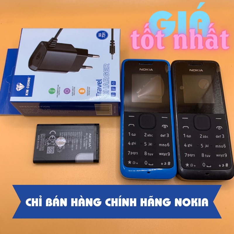 [CHỌN MÀU] Điện thoại giá rẻ Nokia 105 (2015) 1 SIM