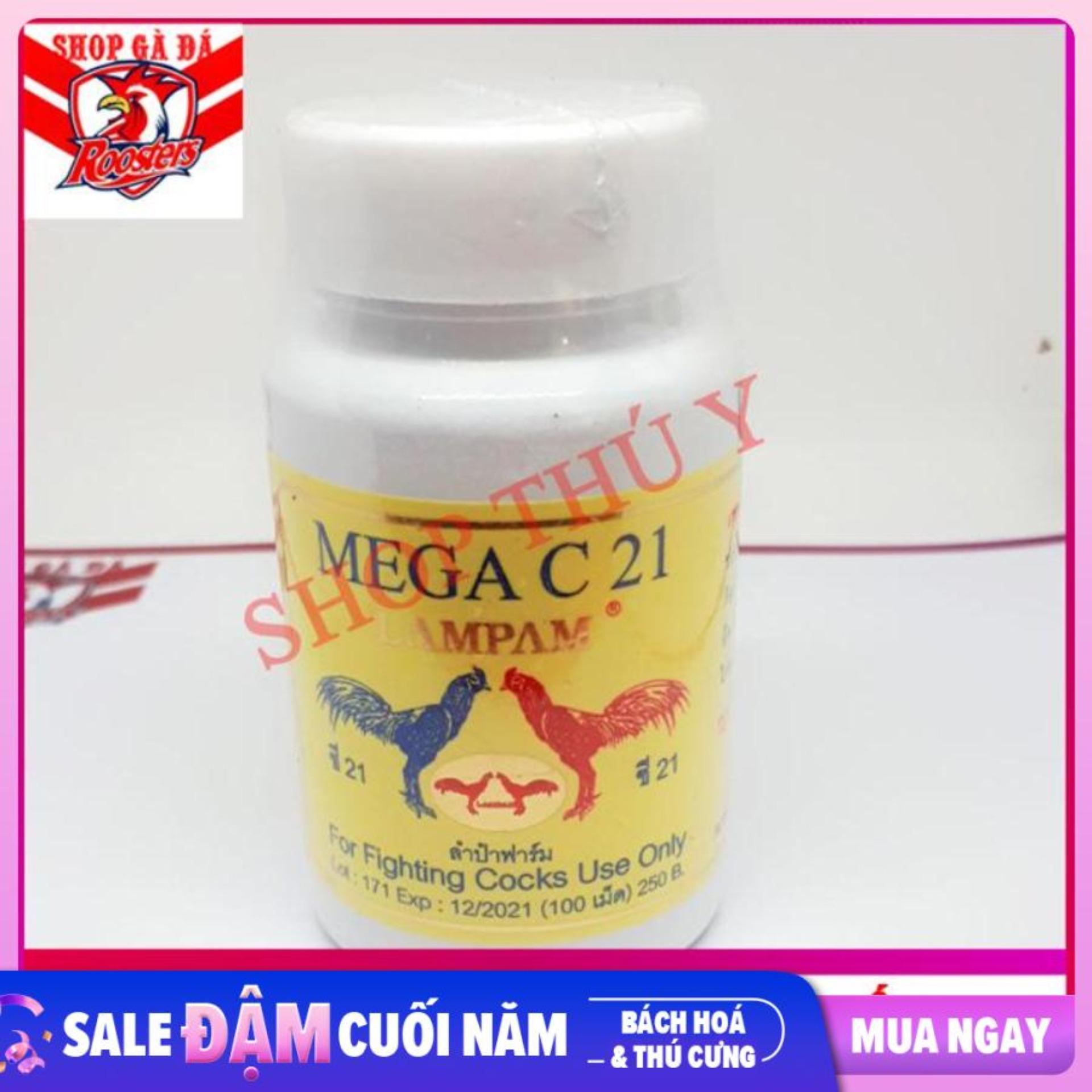 Mega C21 Hộp 100 Viên Nuôi Gà Chế Độ Đá