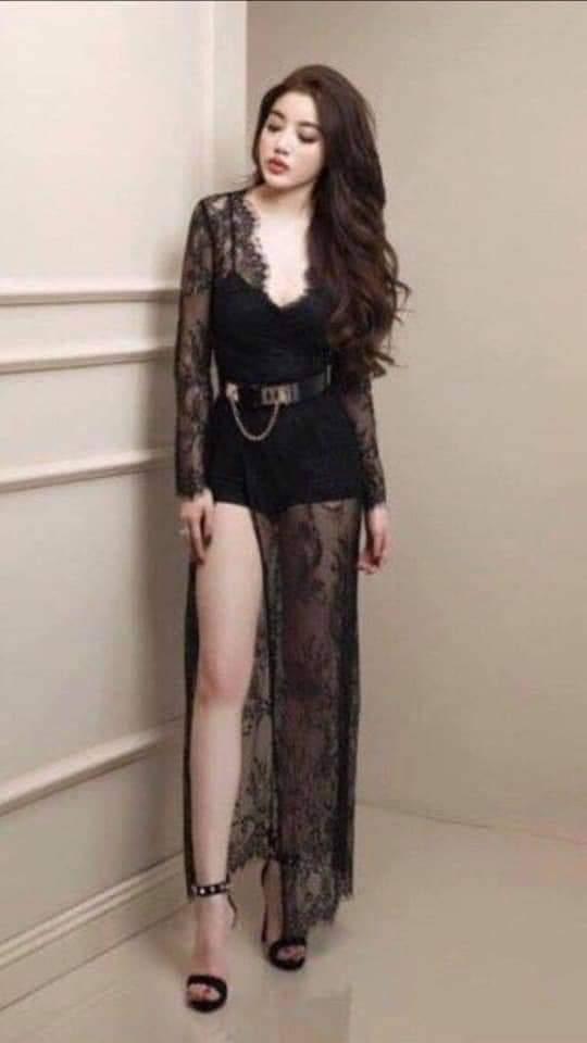 [HCM]Jum Maxi Ren Xẻ Đùi Y Hình