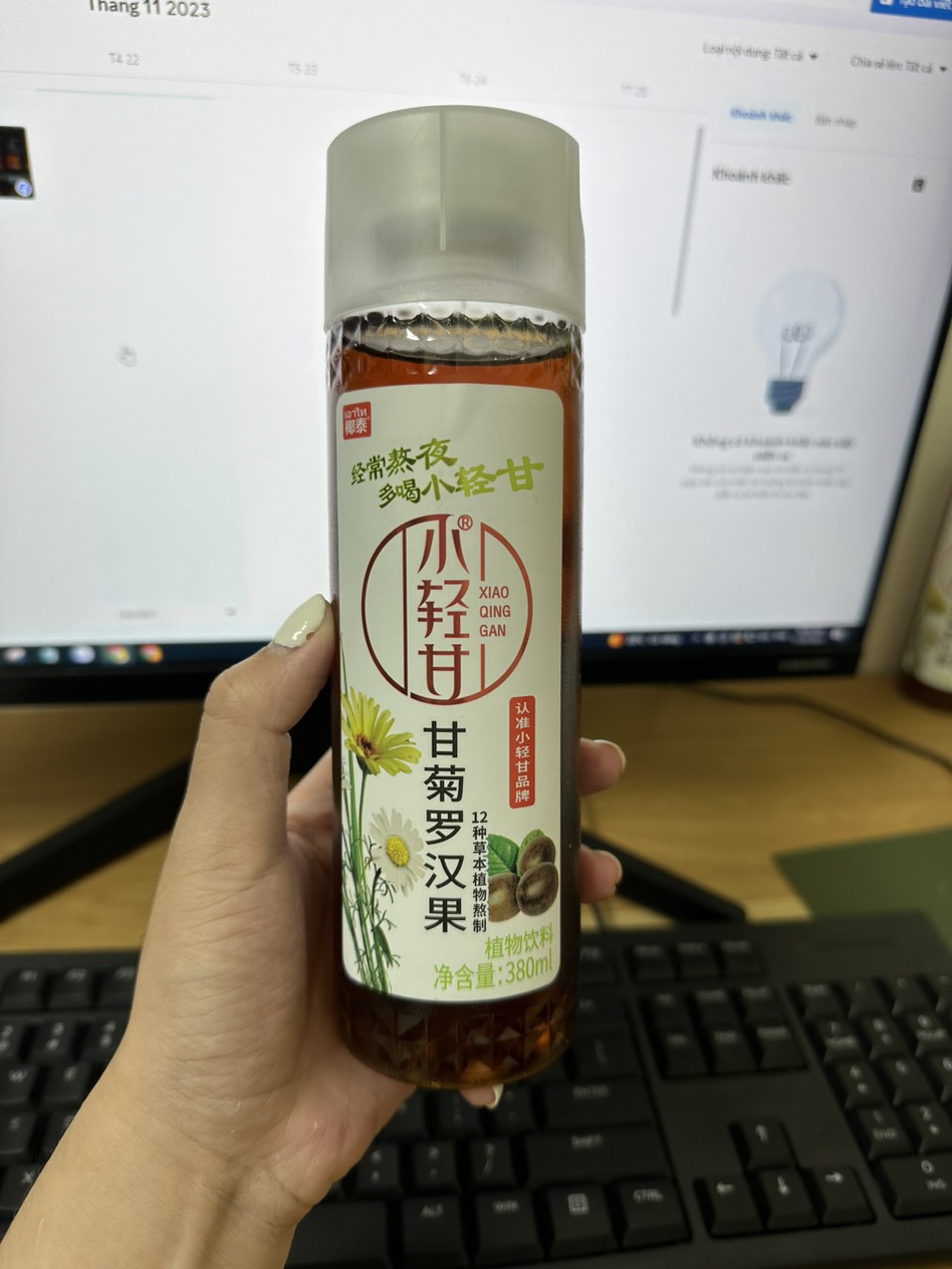 Trà Thảo Mộc La Hán Chai 380ml