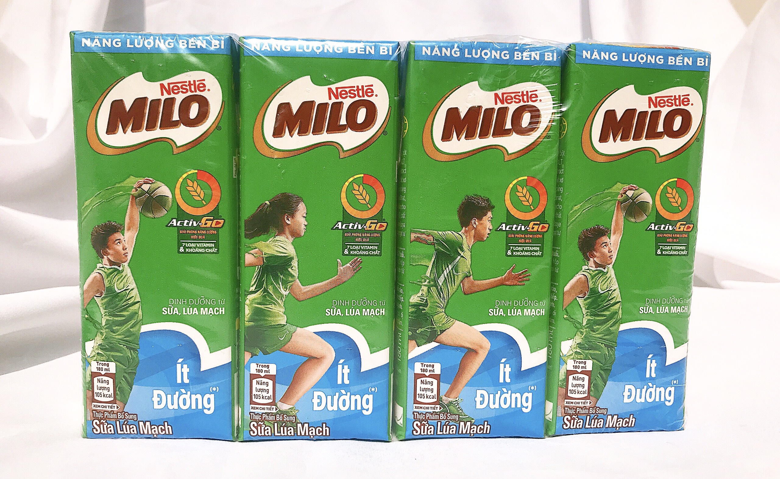[THÙNG] Sữa Milo ít đường 180ml 48 hộp