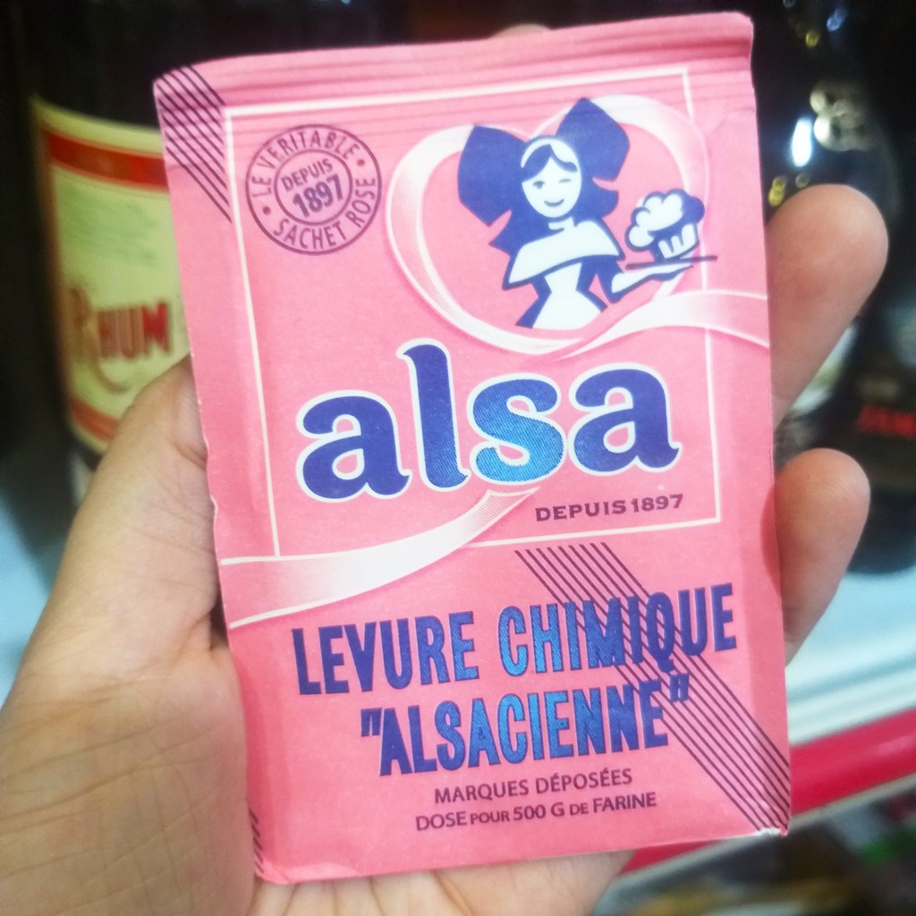 BỘT NỞ ALSA (Bột nổi baking powder) PHÁP gói 11g