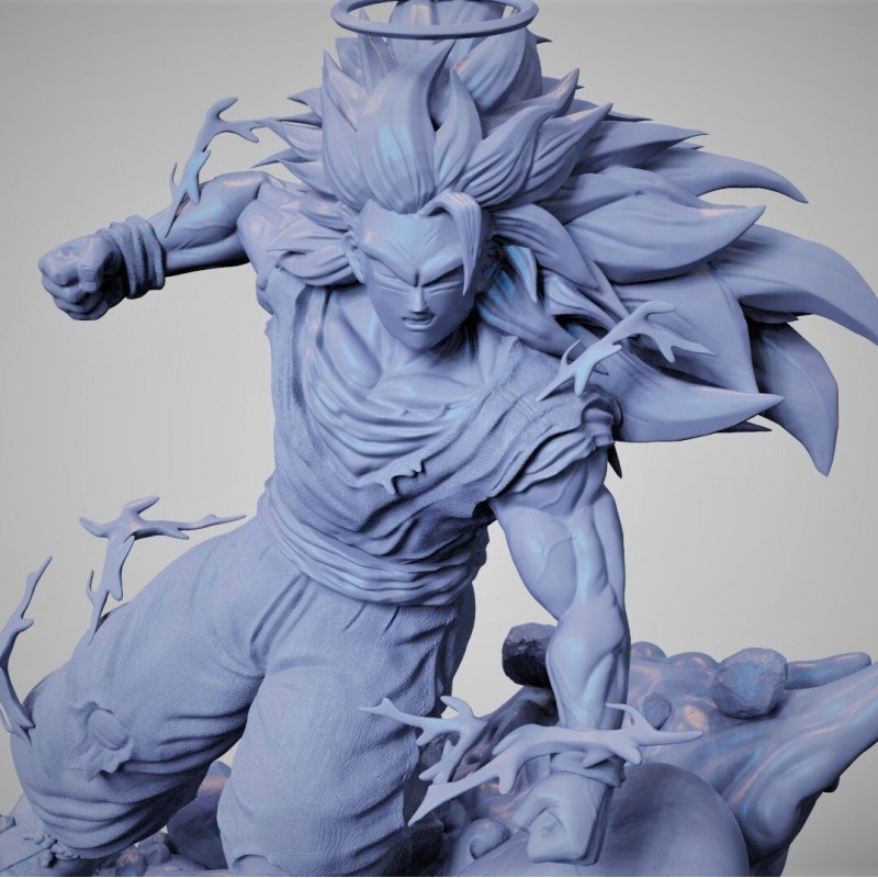 File in 3D Goku SSJ3 - Dragon Ball