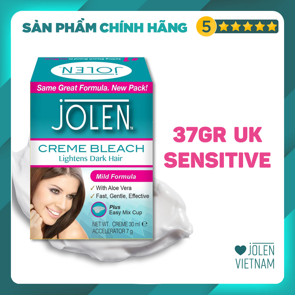 Jolen Creme Bleach 37gr Sensitive - UK Imported