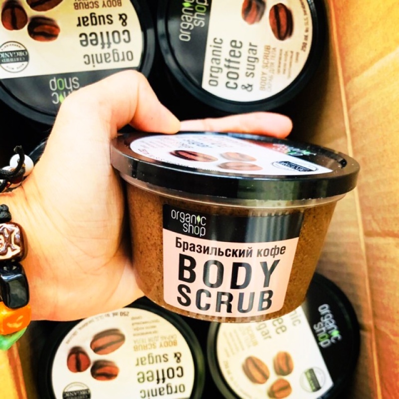 Tẩy Da Chết - Body Cafe Organic Nga