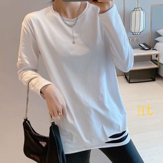 [FREESHIP] Áo thun dài tay rách gấu, cam kết hàng đúng mô tả, chất lượng đảm bảo an toàn đến sức khỏe người sử dụng, đa dạng mẫu mã, màu sắc, kích cỡ