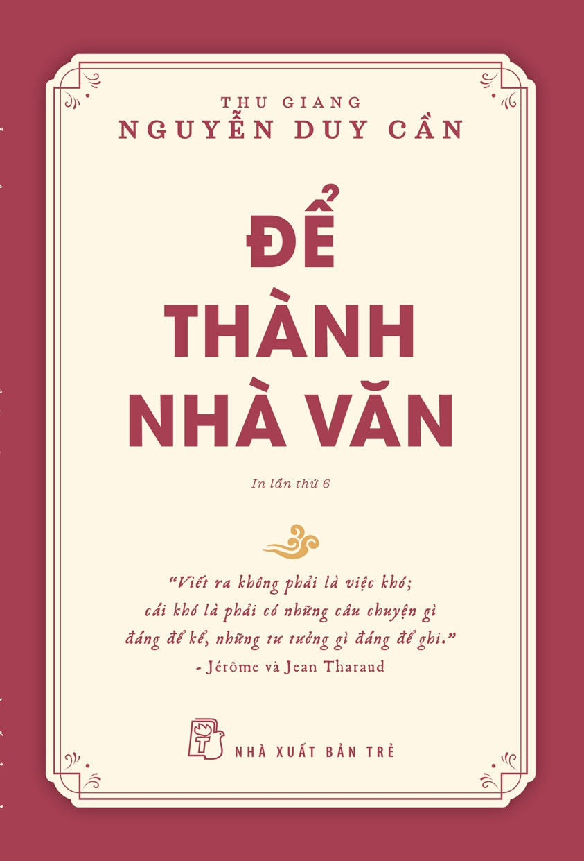 Sách nxb trẻ - để thành nhà văn