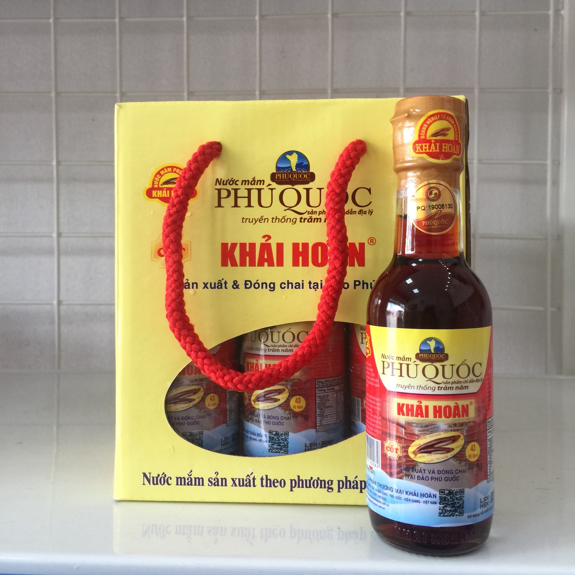 Nước mắm Phú Quốc Khải Hoàn 43 độ đạm - 90ml