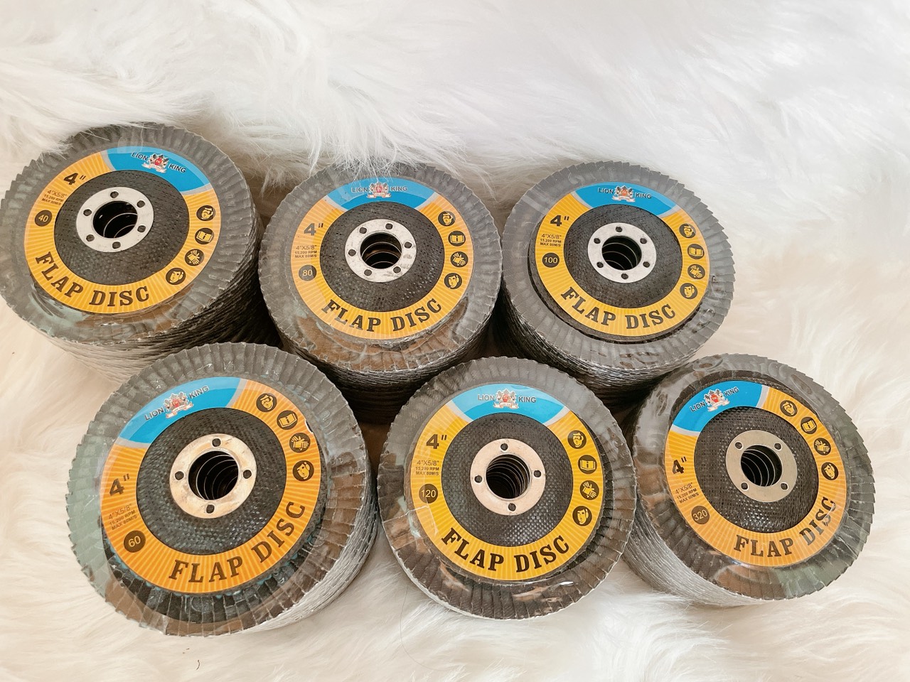 Brown lionking 100mm hexagon building blocks 16mm core