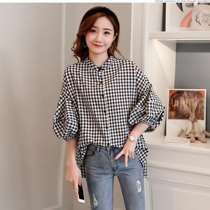 [HCM]Áo sơ mi caro form rộng