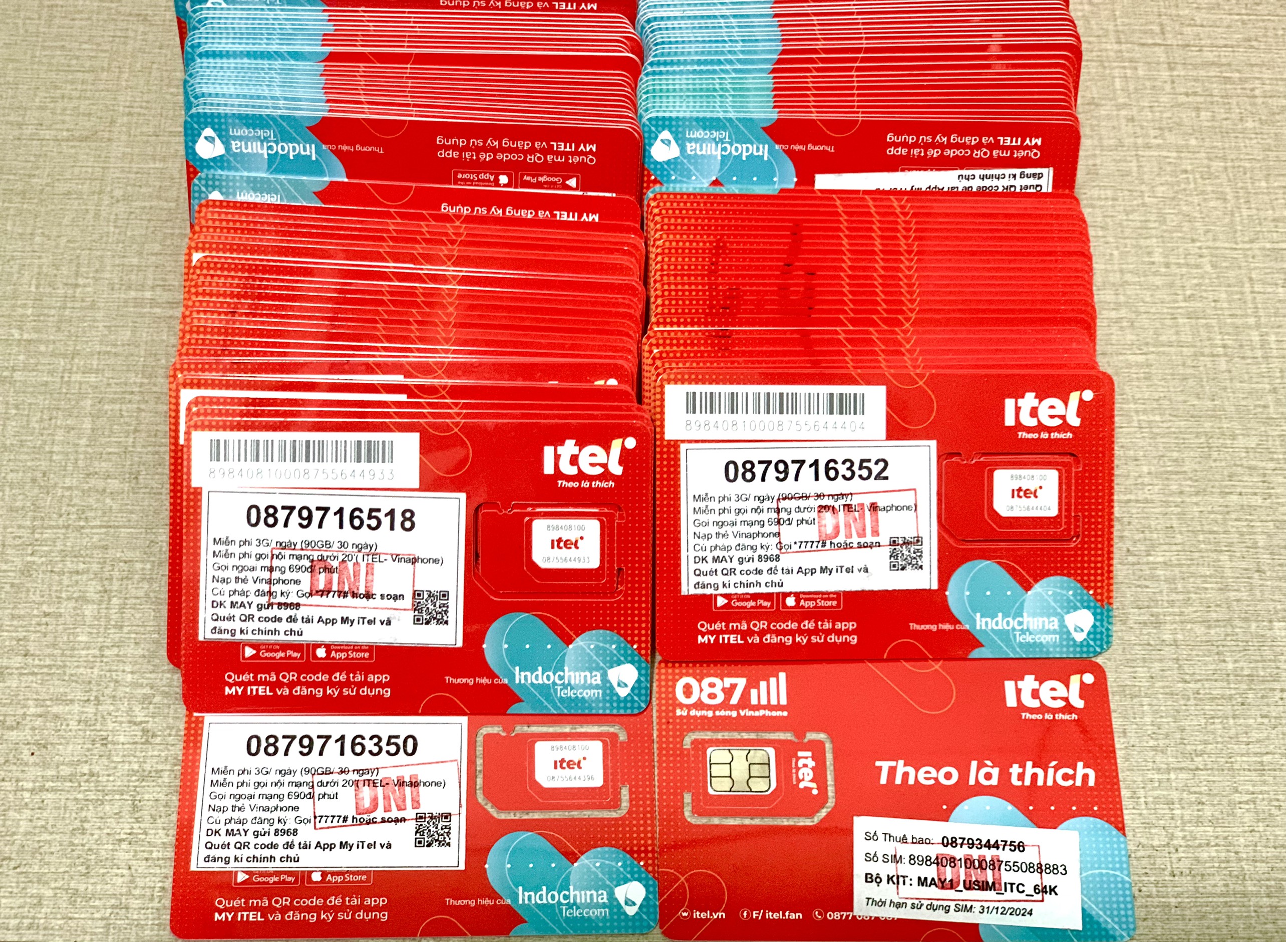 [HCM]Sim Số Giá Rẻ Itelecom - Mua Lẻ Giá Sỉ