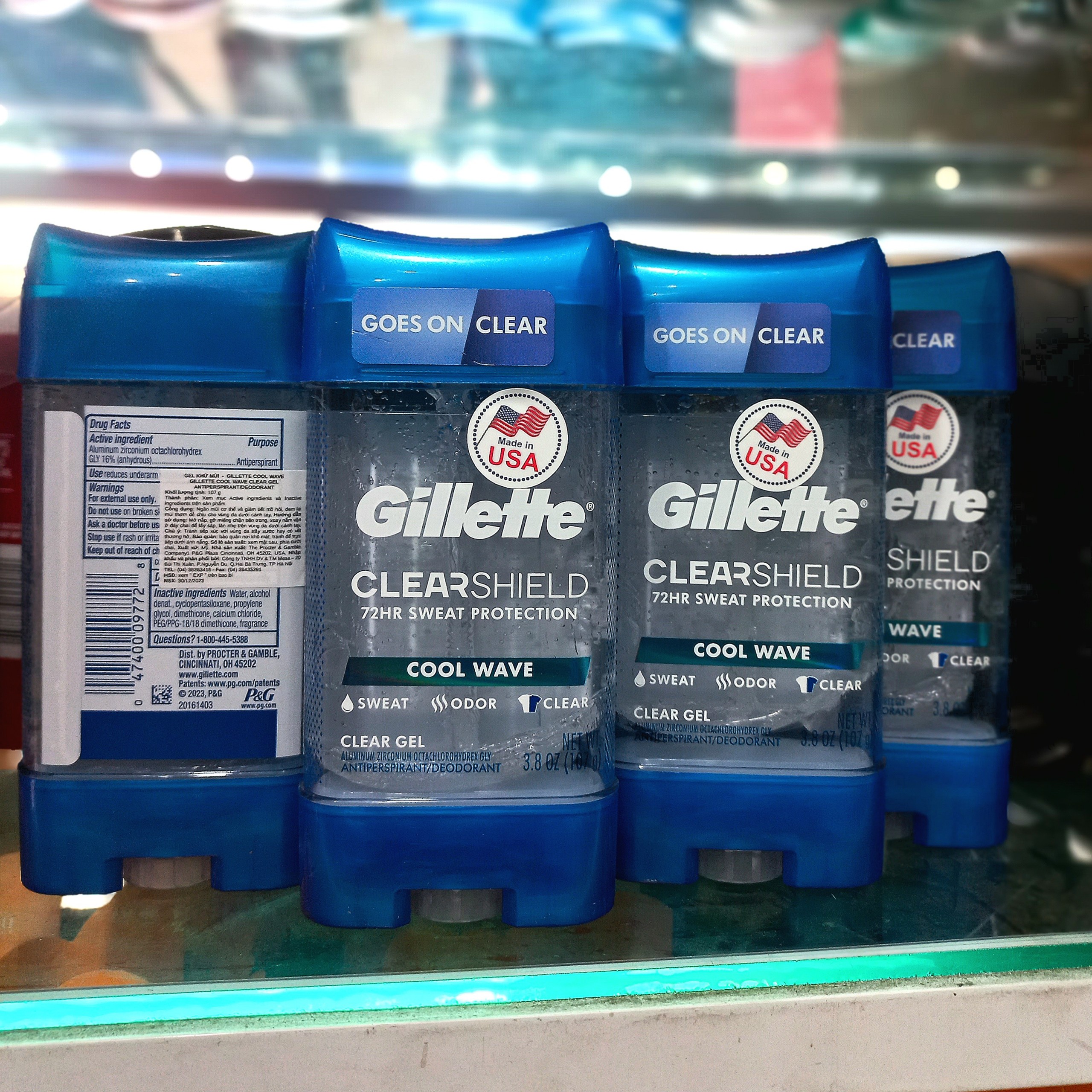 [HCM]Lăn Khử Mùi Gillette Cool Wave Clear Gel