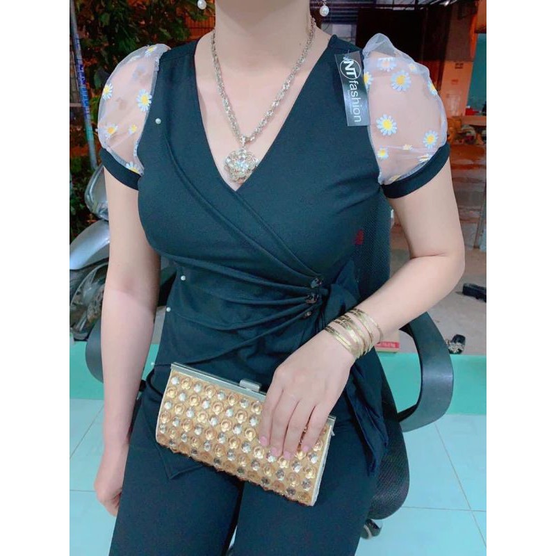 Sét bộ thun cát hàn dễ thương.ch78