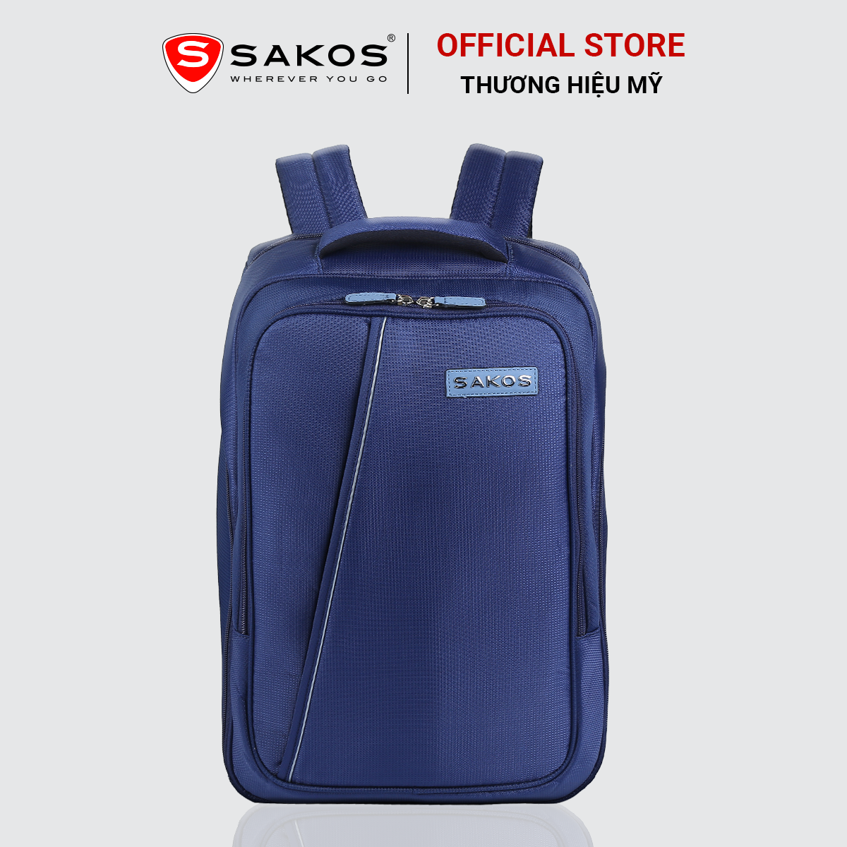 Balo laptop SAKOS ZEN 15.6 inch chất tối giản, chuẩn tính năng, đậm phong cách