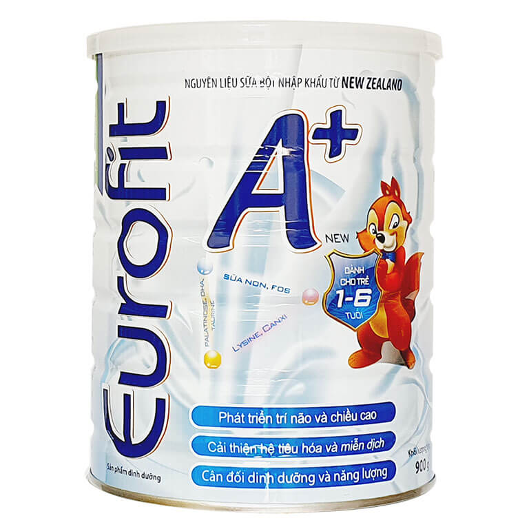 Combo 6 Lon Sữa Eurofit A+ 900g [Date 2026]