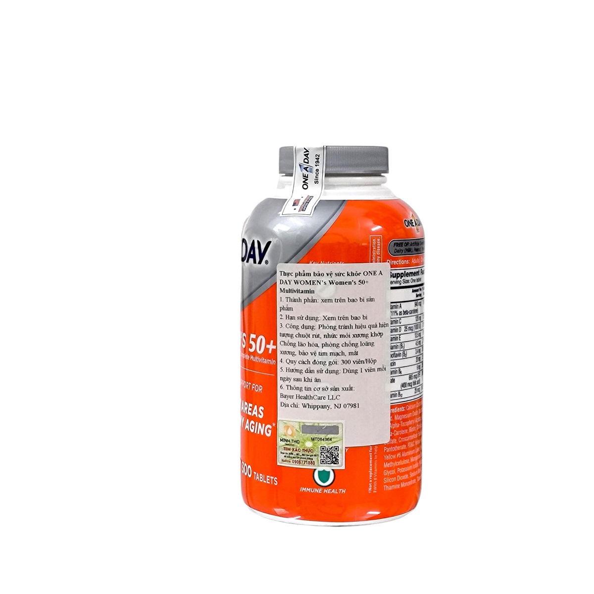 one a day 50+ multi vitamin advantage women formula 300