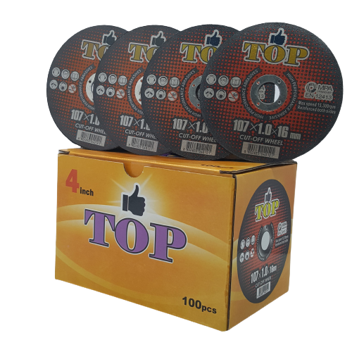 10 viên ĐÁ CẮT SẮT phi 100 ( 1 tấc) | Đá cắt inox | Đá cắt TOP Hàn Quốc