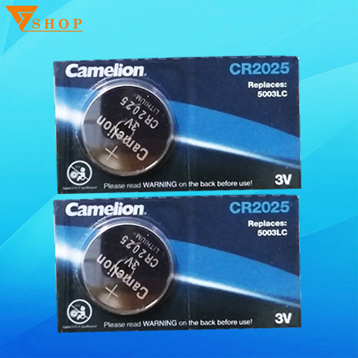 Combo 2 viên Pin CR2025 Camelion Lithium  3V