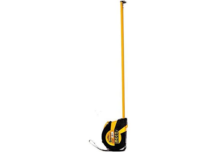 Thước cuộn thép nền vàng INGCO HSMT0808