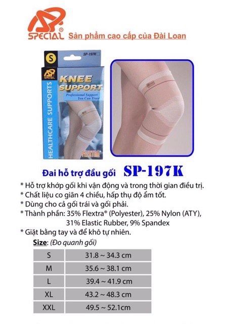 Đai hỗ trợ đầu gối