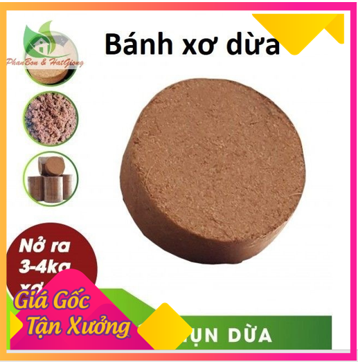 450Gr Viên Nén Mụn Xơ Dừa Bánh Lớn
