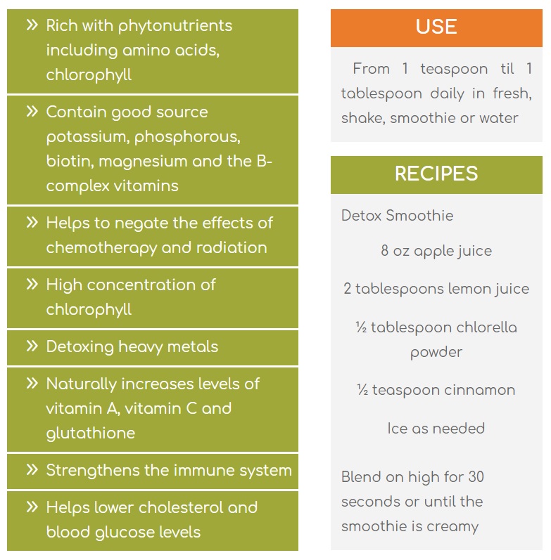 Bột tảo lục hữu cơ Organic Chlorella Powder Dragon Superfoods 200g