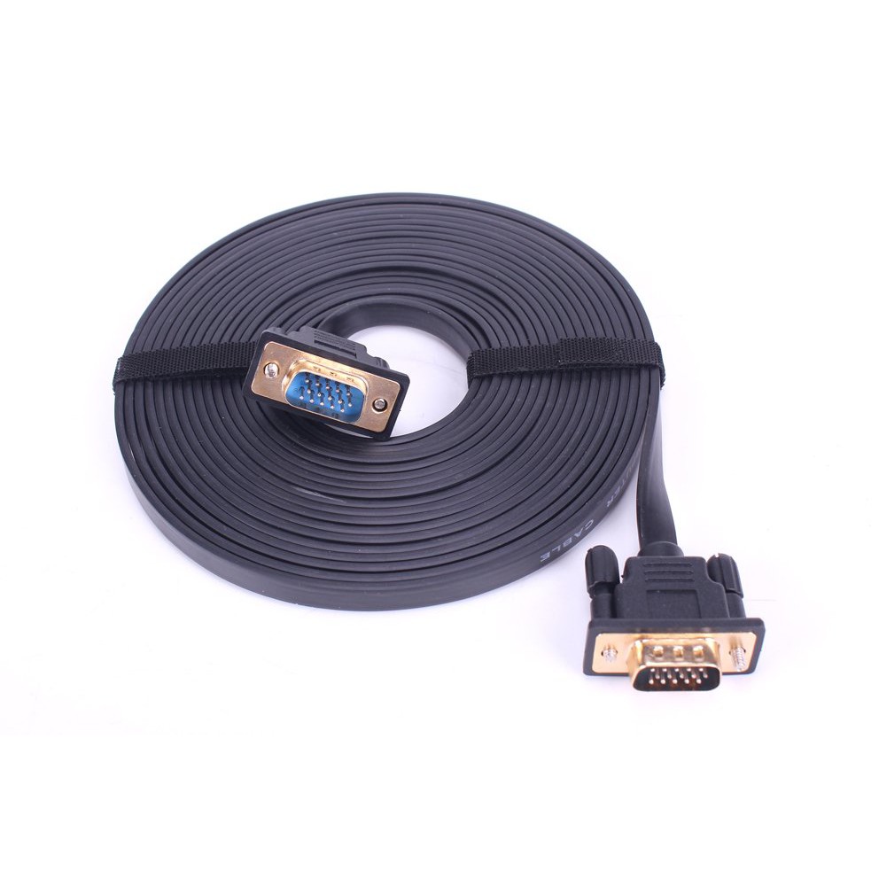 Cáp VGA 3m mỏng dẹt DTECH DT-69F30 chính hãng