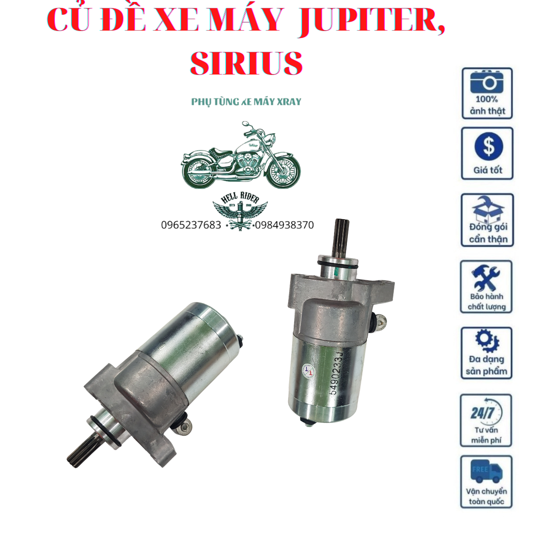 Củ đề xe máy Jupiter, Sirius.
