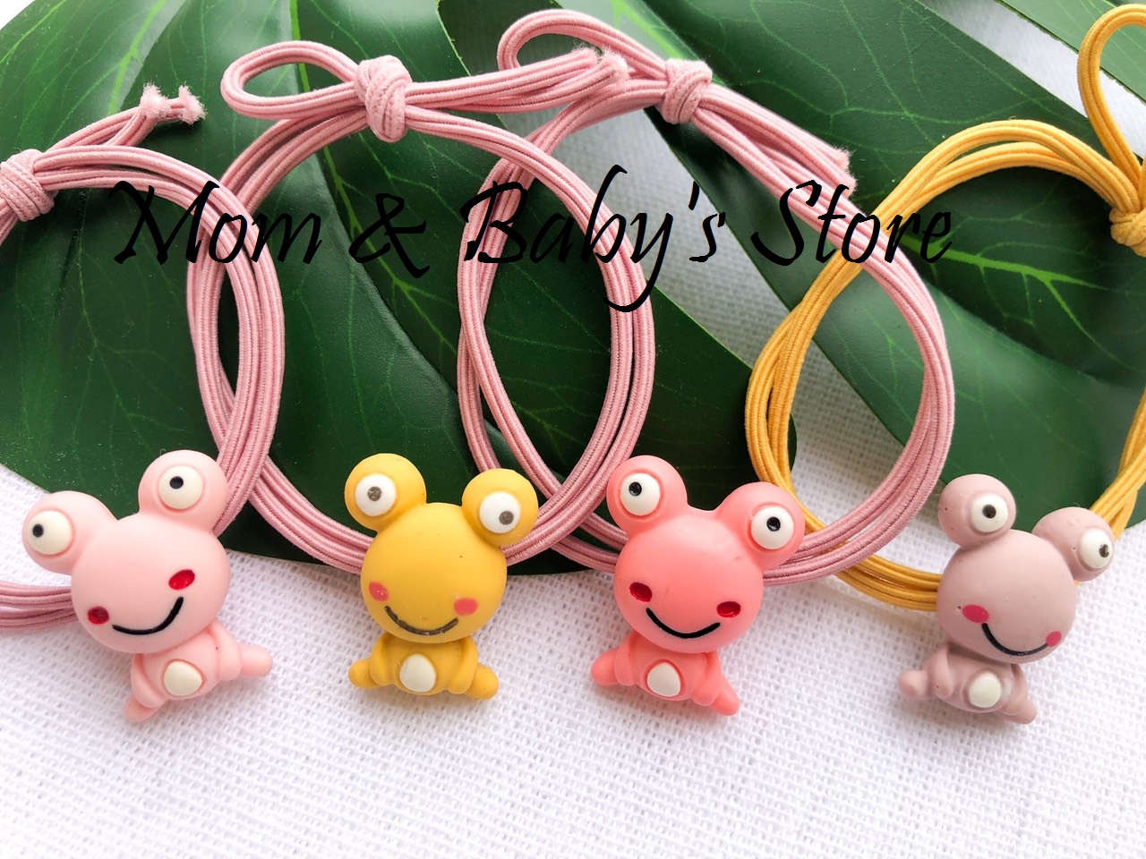 Dây cột tóc, thun buộc tóc hoa cúc, trái bơ, con ếch đáng yêu cho mẹ và bé