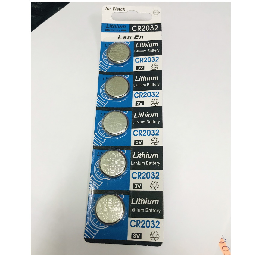 Pin cmos máy tính lan en cr2032 lithium 3v vỉ 5 viên