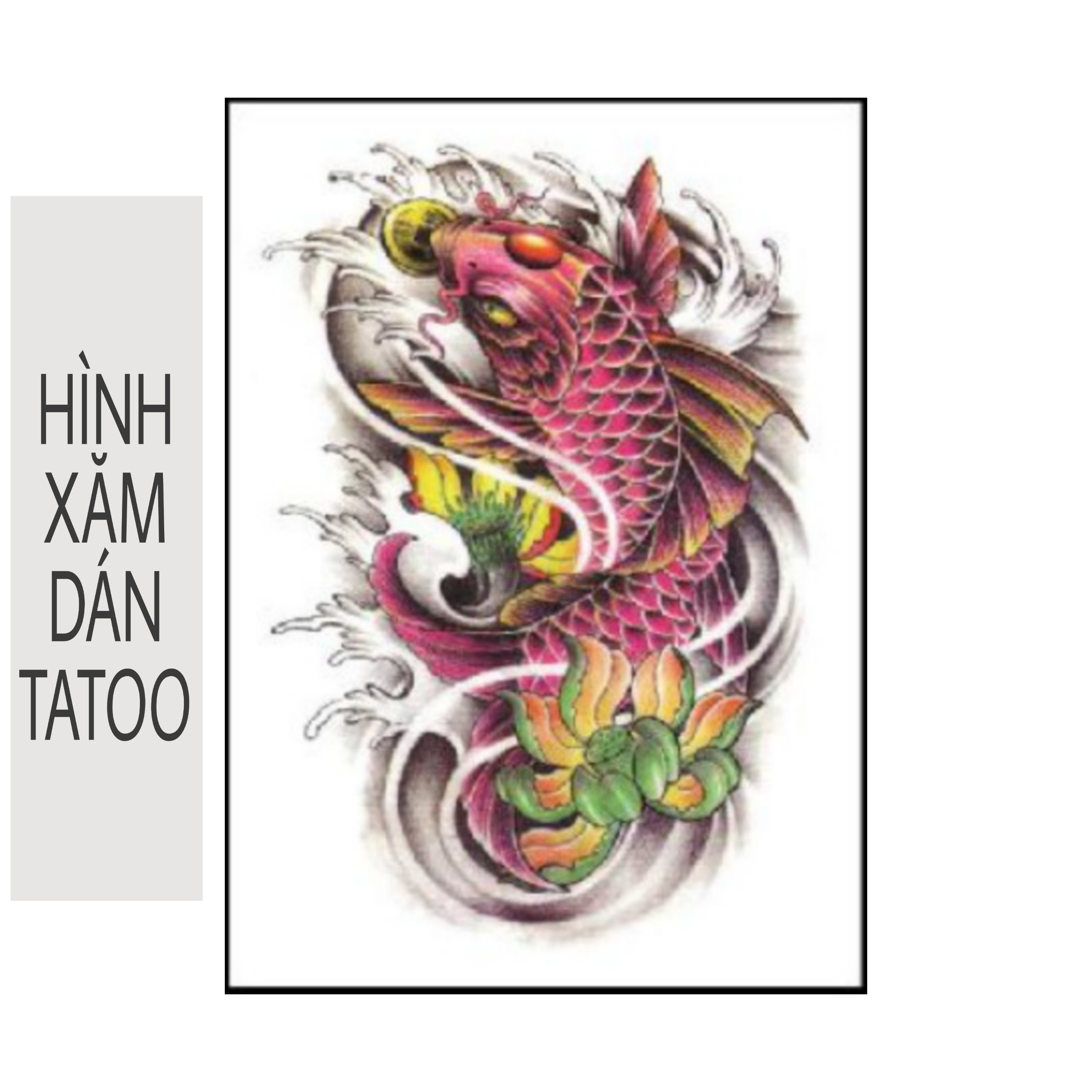 Ý nghĩa hình xăm cá chép trong nghệ thuật tattoo hiện đại