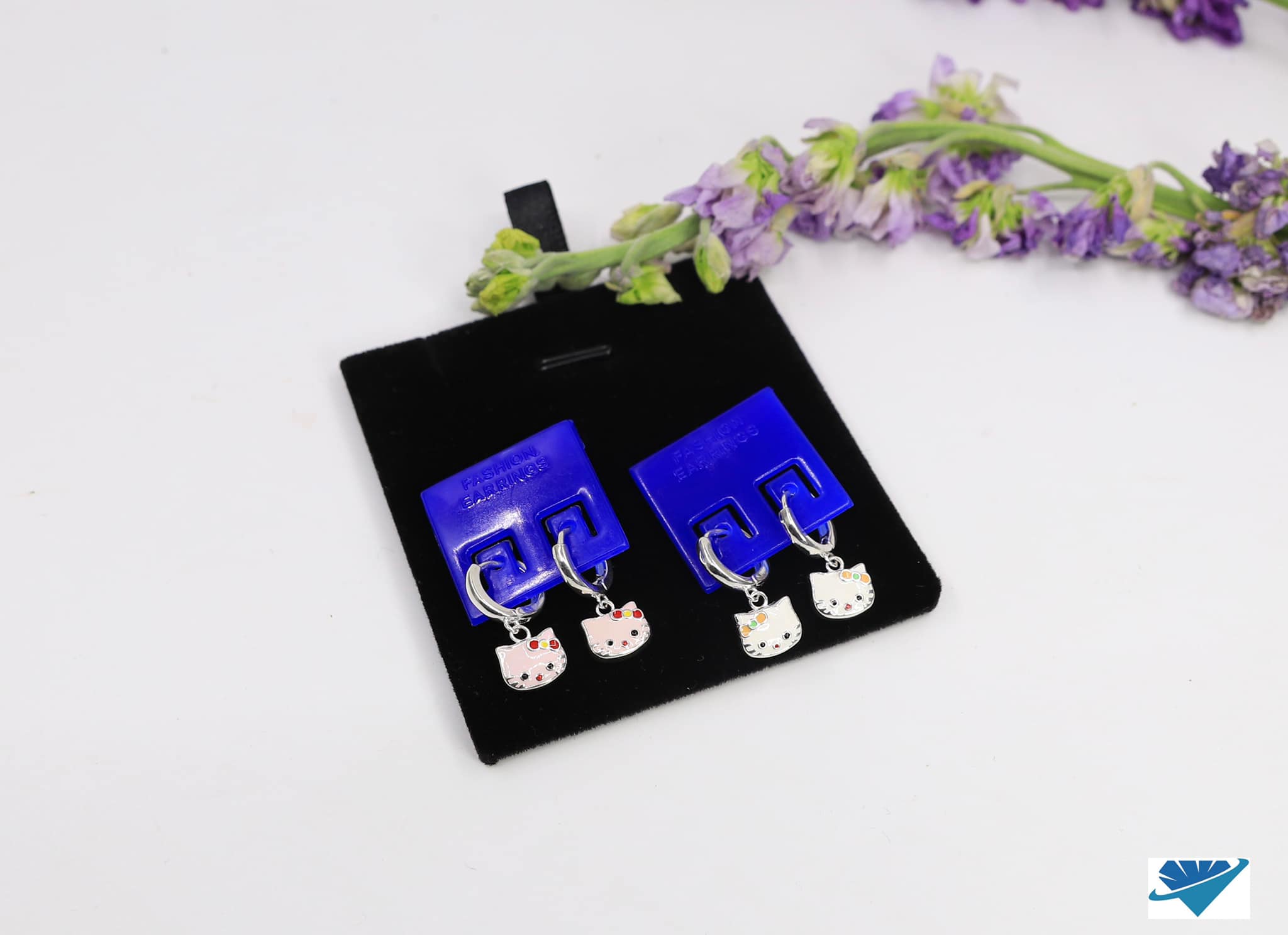 Bông tai trẻ em bạc ta cao cấp MS78d