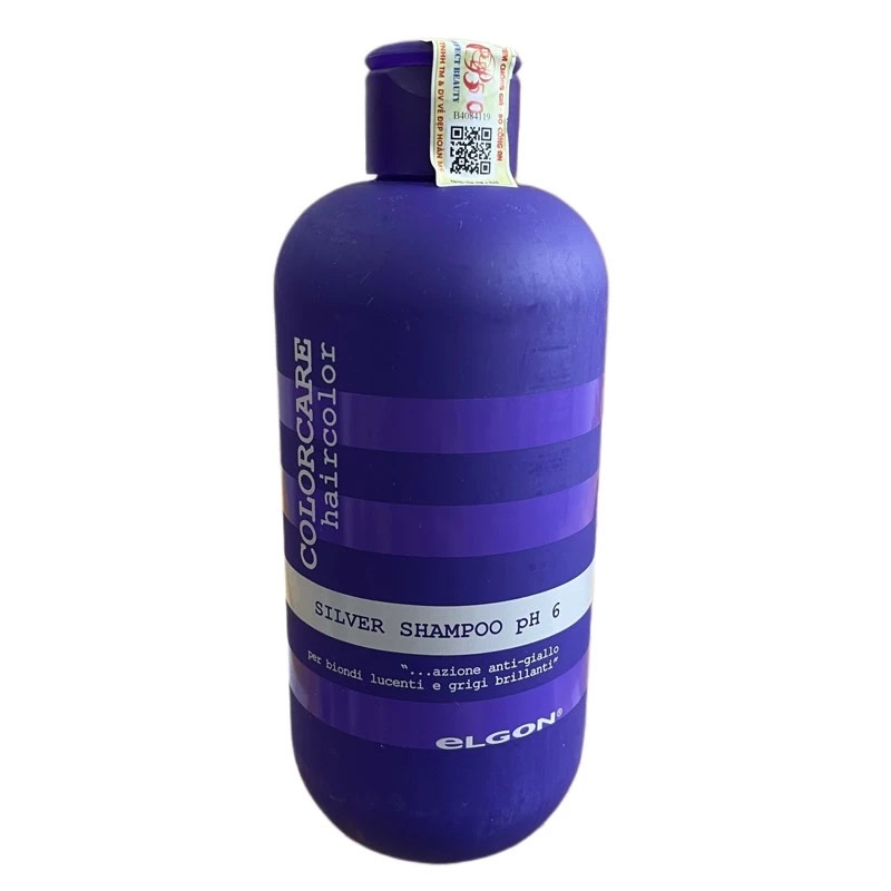 [HCM]Dầu Gội Khử Vàng Elgon Silver Shampoo 120ml