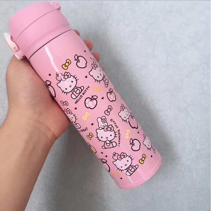 [HCM]BÌNH GIỮ NHIỆT HELLO KITTY 500ML