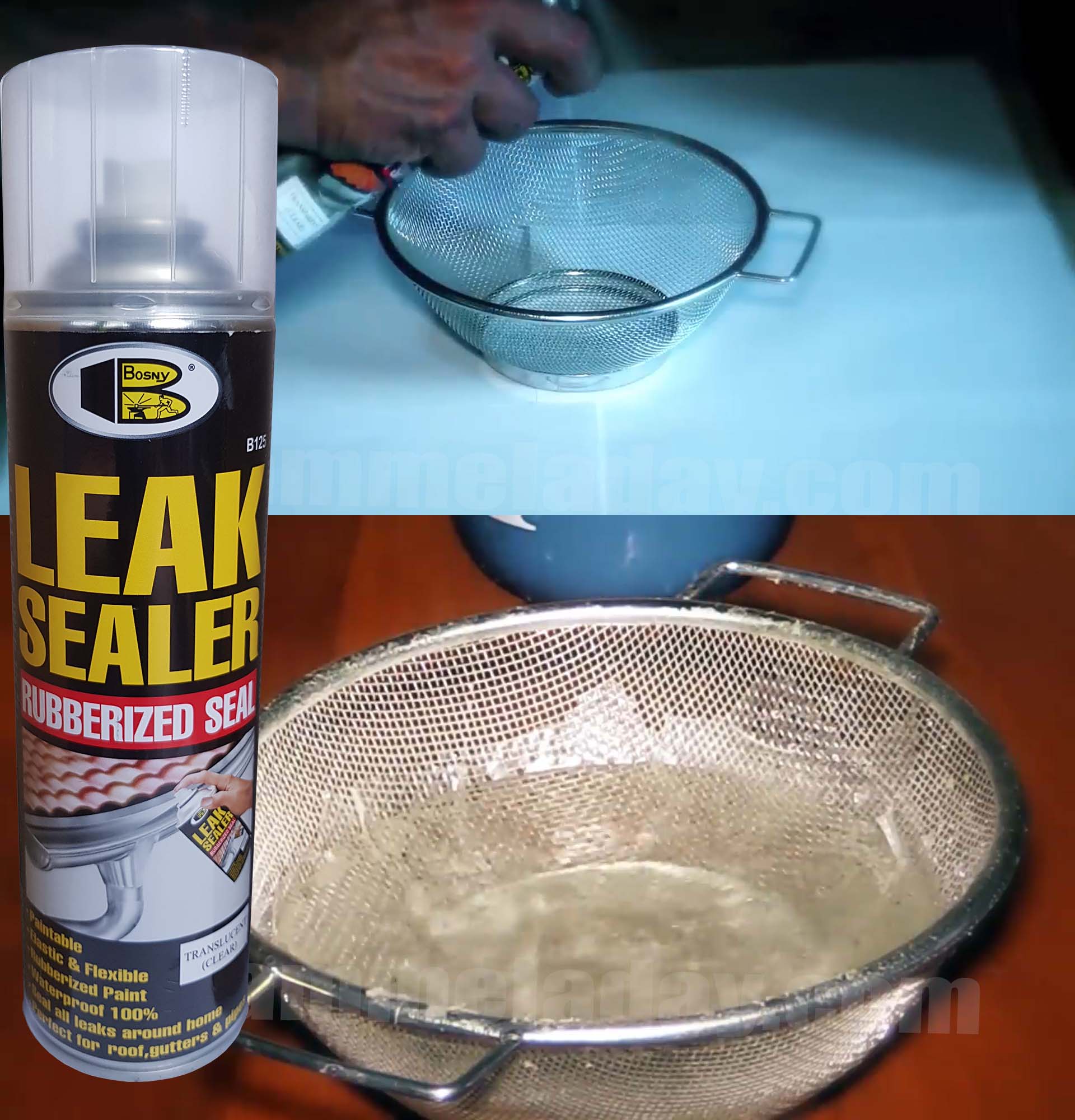 Sơn xịt chống thấm dột Bosny Leak Sealer B125