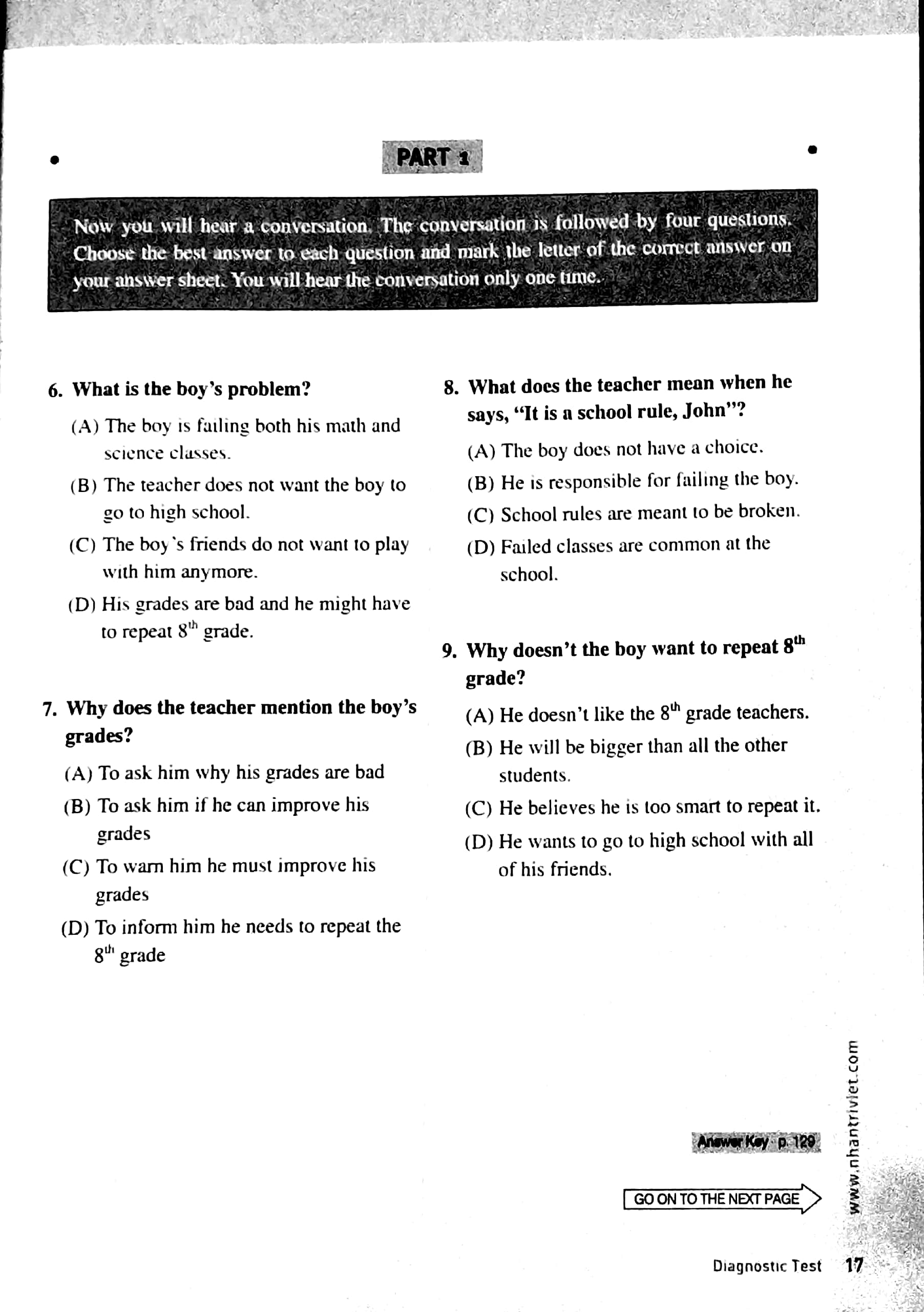 Sách Fahasa - Master TOEFL Junior - Basic (Cefr Level A2) - Listening