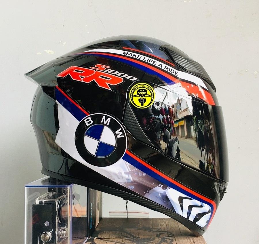 MŨ FULLFACE ROC 1 KÍNH lên tem BMW CỰC ĐẸP, tặng túi, bảo hành 12 tháng