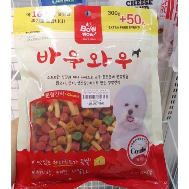 Bánh thưởng hỗn hợp Bow Wow cho chó , mèo