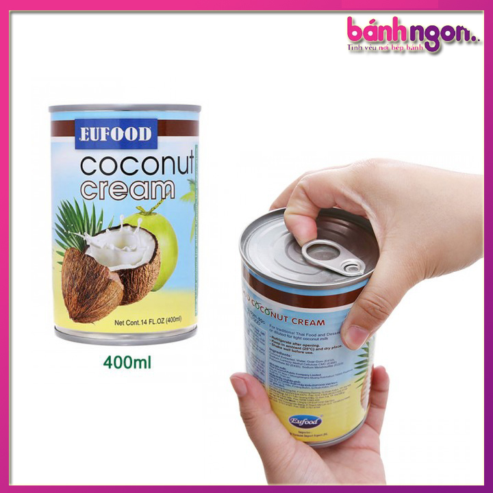 🍩🍩🍩Nước cốt dừa lon Eufood 400ml🍩🍩🍩