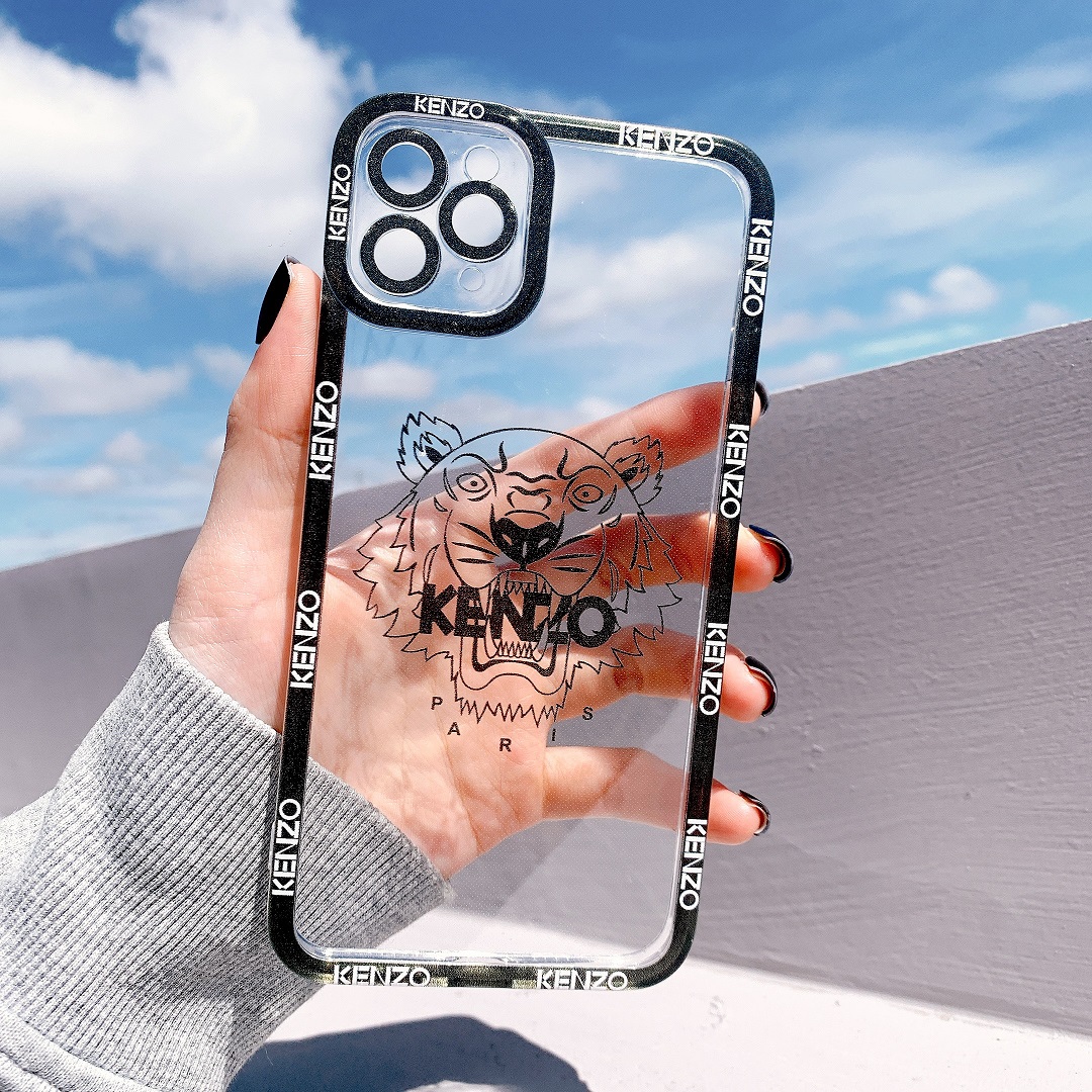 Ốp Lưng Silicon Chống Sốc Viền Nổi KENZO