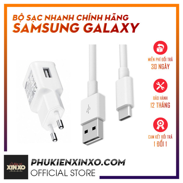 [HCM] Bộ Sạc Nhanh Samsung Galaxy S9 S9+ S10 S10 Plus TA200 Type-C 2019 NEW bo sac nay su dung cap co chui sac dau TO nhe ( TYPE - C
