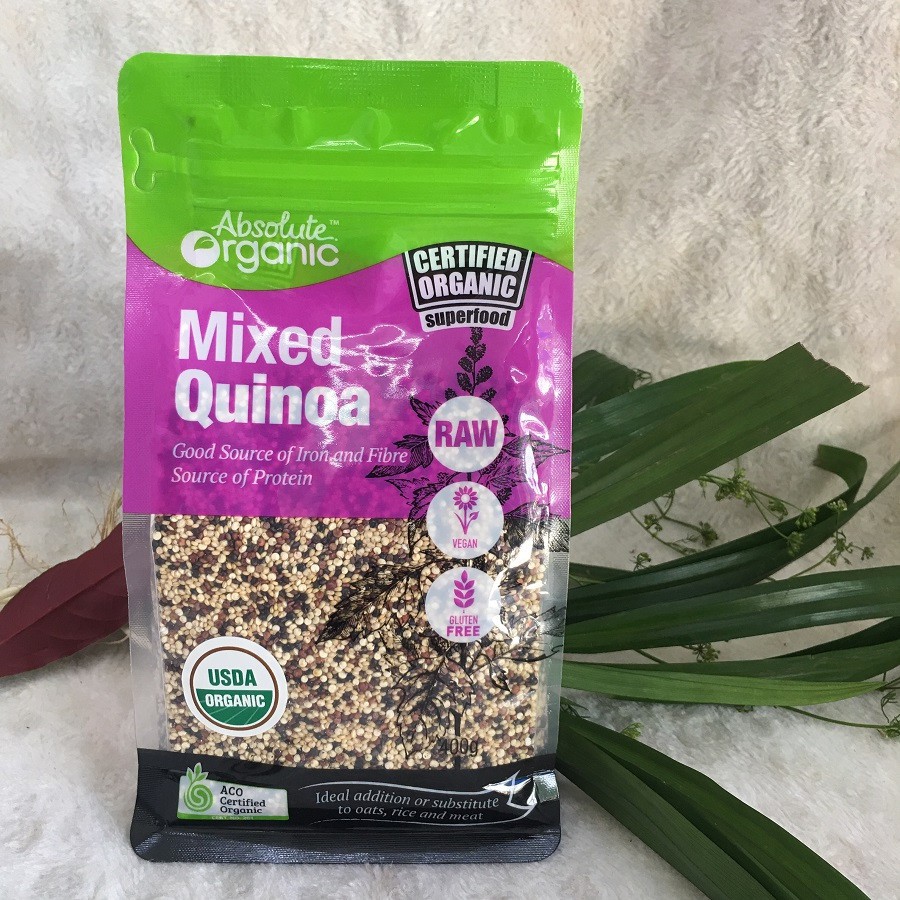 [HCM]Hạt diêm mạch Quinoa Mix Absolute Organic 400gram