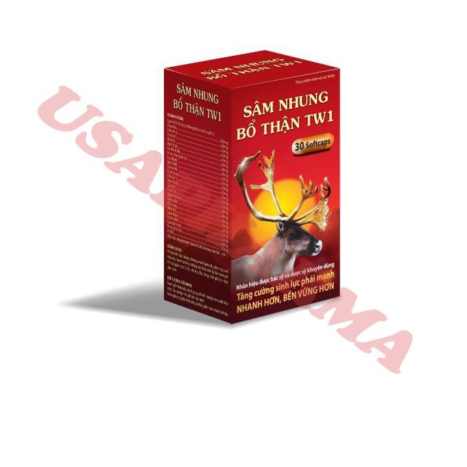 Sâm Nhung Bổ Thận TW1 Lọ 30 Viên