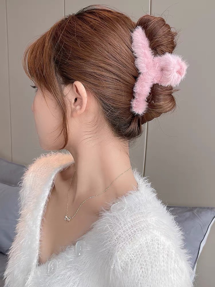 [HCM] KẸP TÓC LÔNG NHUNG HÀN QUỐC