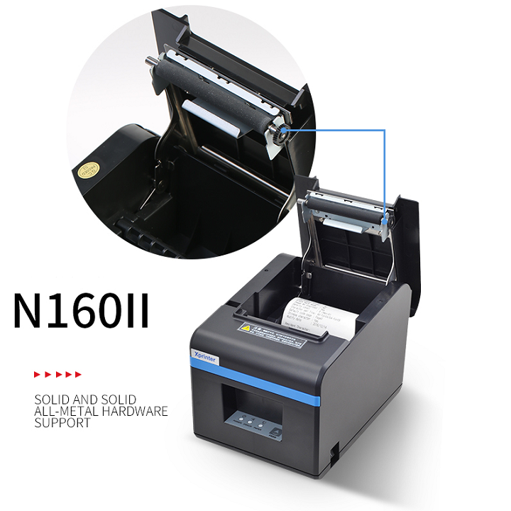 Máy in hóa đơn XPrinter XP-N160II USB hoặc LAN(khổ 80mm, in nhiệt)