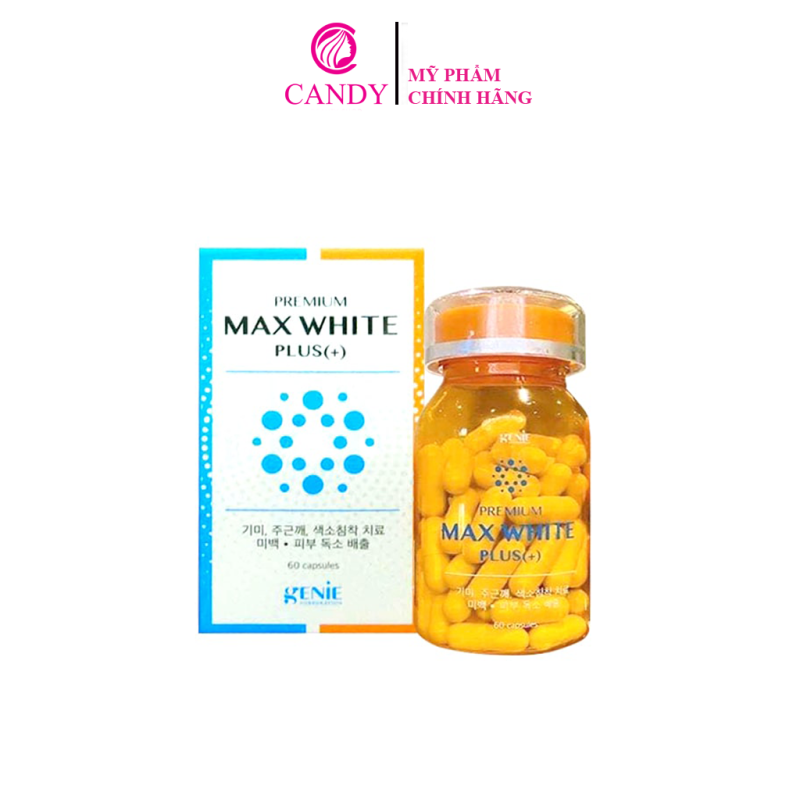 [HCM]Viên Uống Trắng Da Genie Premium Max White Plus Hàn Quốc