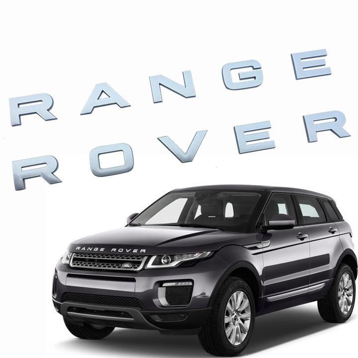 Tem range rover chữ nổi 3d trang trí xe hơi 4 màu sang trọng