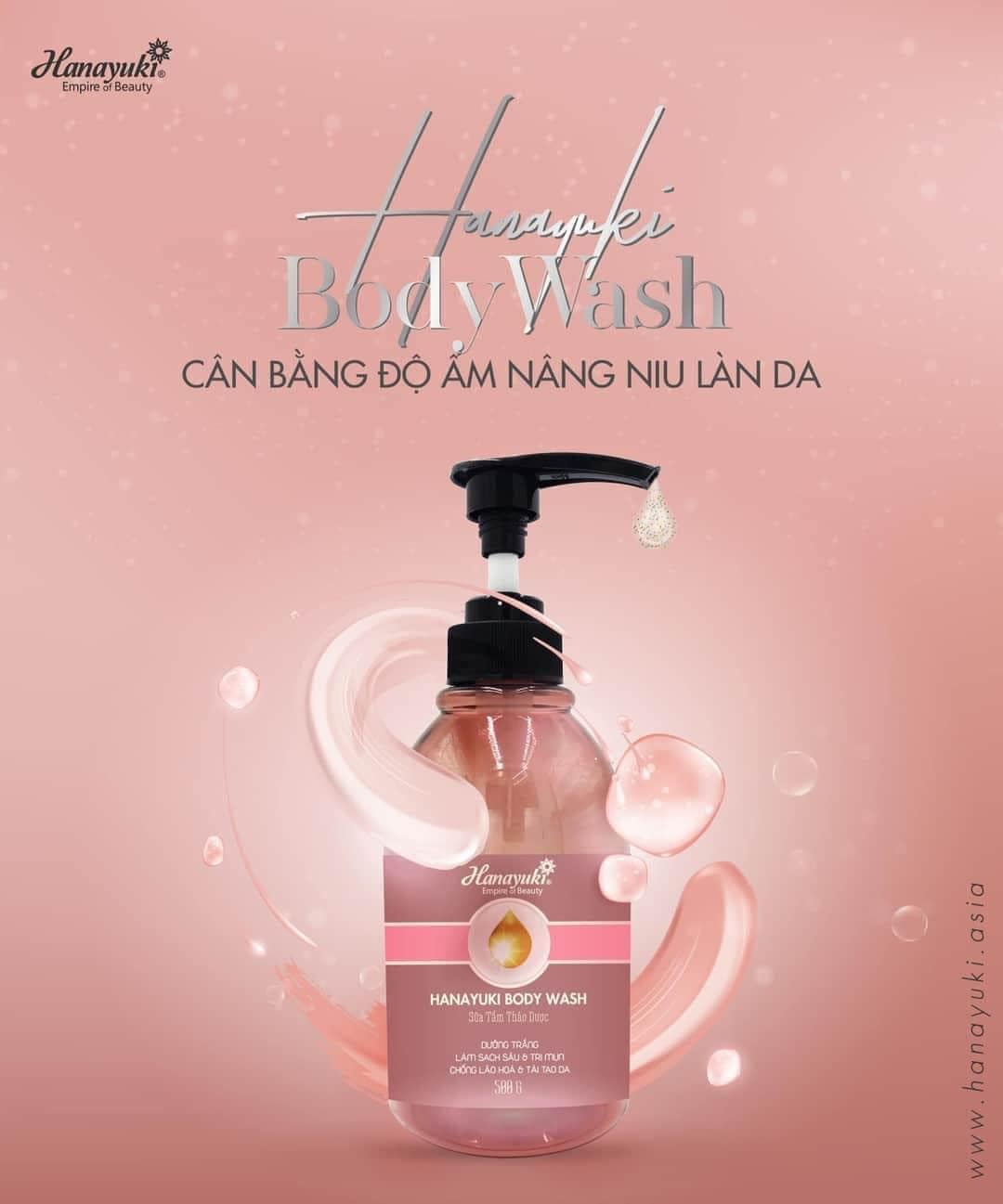 [HCM]HANAYUKI - Sữa tắm người lớn hanayuki