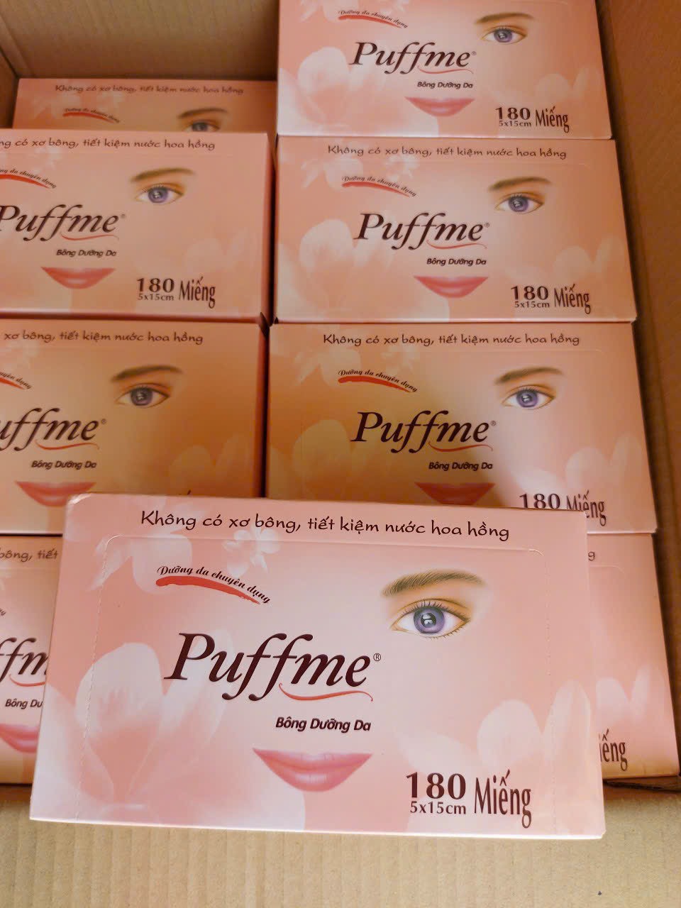 Bông Dưỡng Da Puffme 180 miếng
