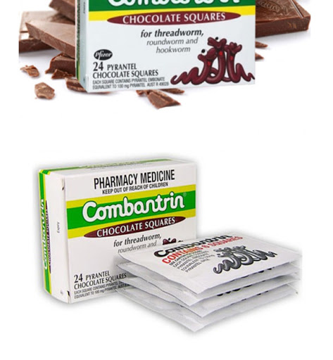 Kẹo Socola Diệt Giun Combantrin Hàng Úc